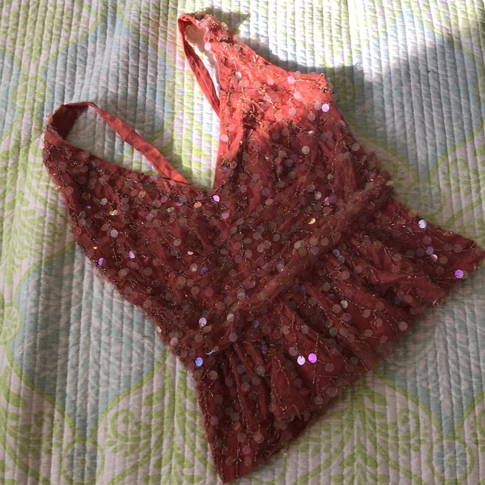 BNWT Tracey Reese gorgeous beaded top
